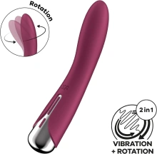 Wibrator do punktu G Spinning Vibe 1 Red Satisfyer | 100% ORYGINAŁ| DYSKRETNA PRZESYŁKA